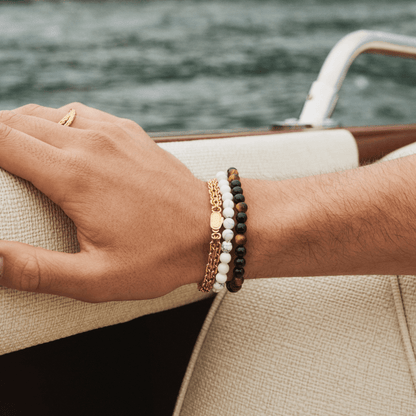 Dubbele Belcher Armband (Goud)