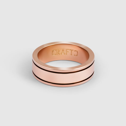 Band 2.0 Ring (Roze Goud)