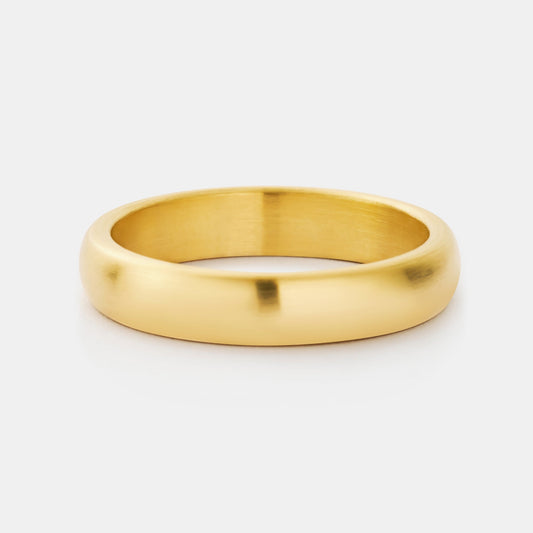 Geborstelde Ronde Bandring (Goud) 5mm