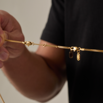 3" Kettingverlengstuk (Goud)