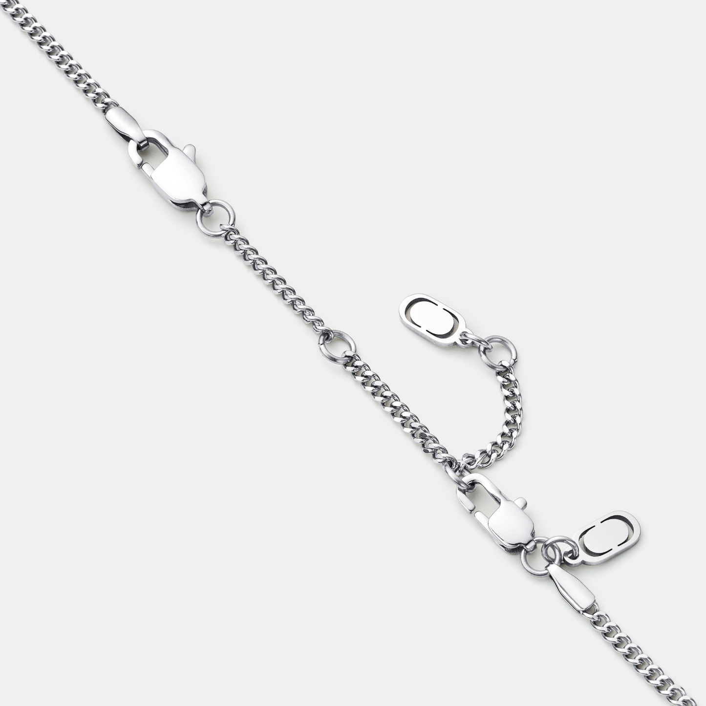 3" Kettingverlengstuk (Zilver)