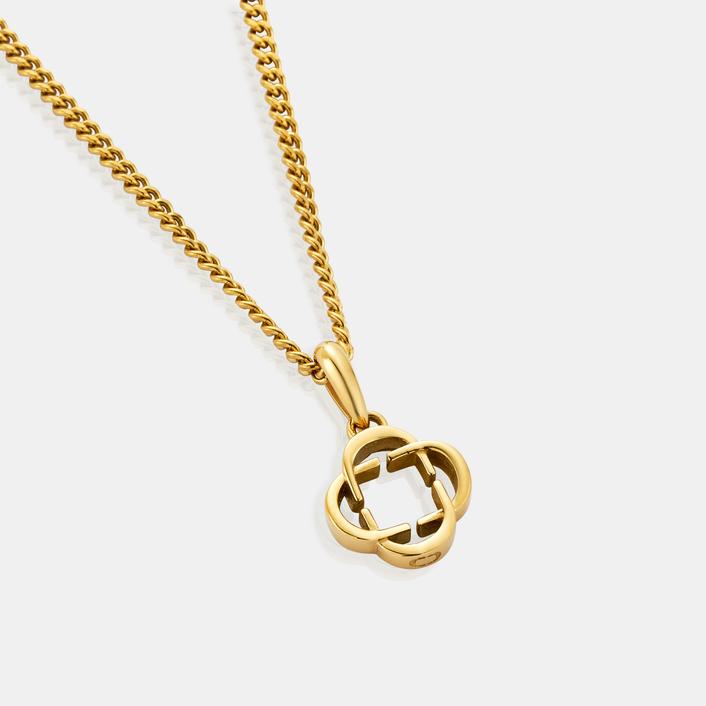 Klavertje Vier Hangertje (Goud)