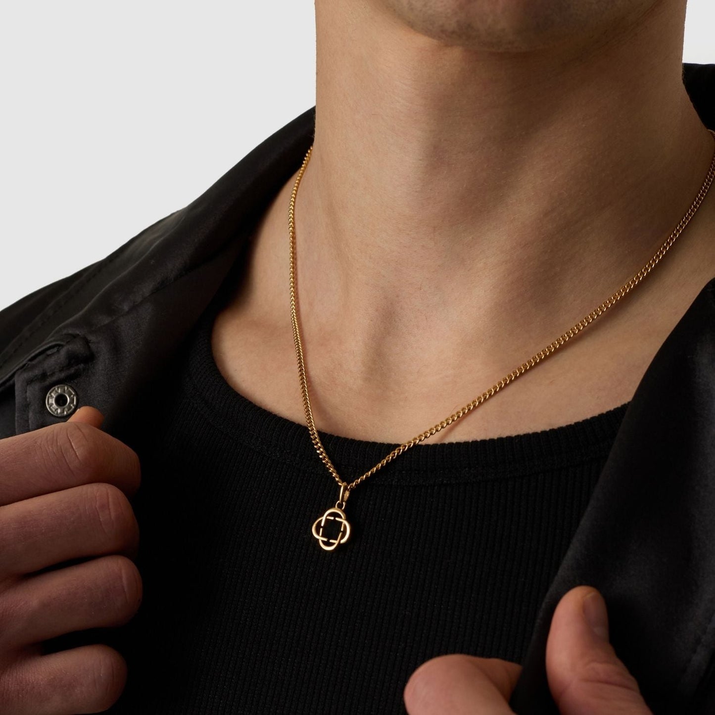 Klavertje Vier Hangertje (Goud)
