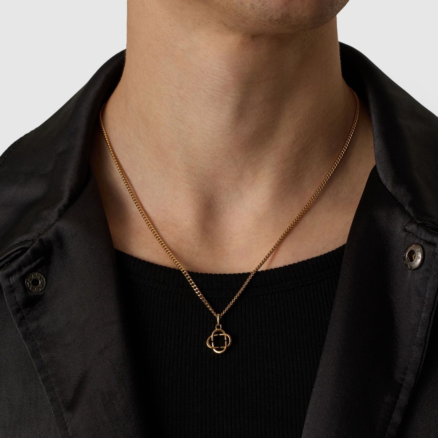 Klavertje Vier Hangertje (Goud)