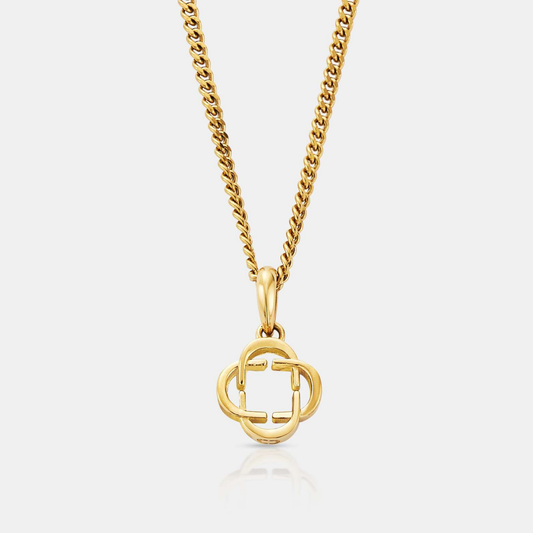 Klavertje Vier Hangertje (Goud)