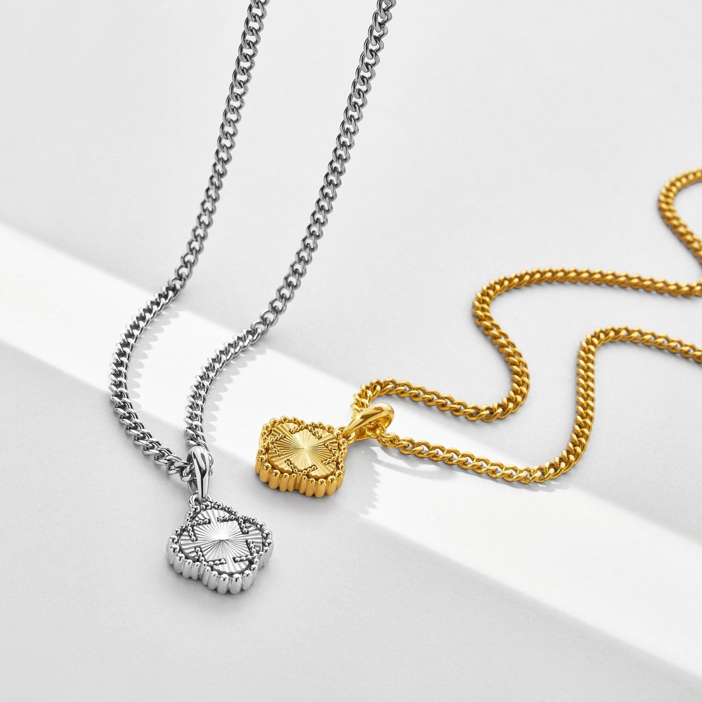 Klavertje Pendant (Goud)