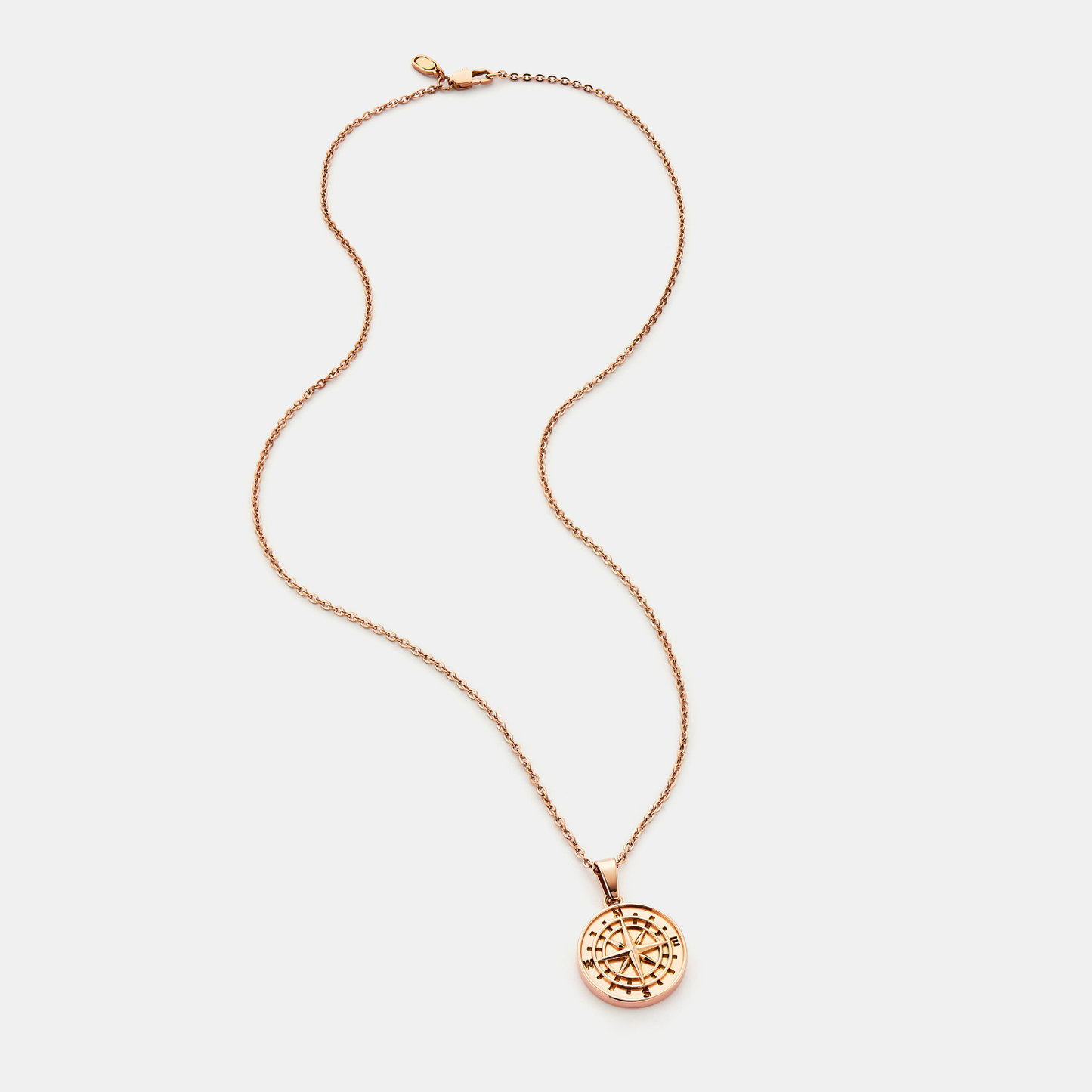 Kompas Hanger (Roze Goud)
