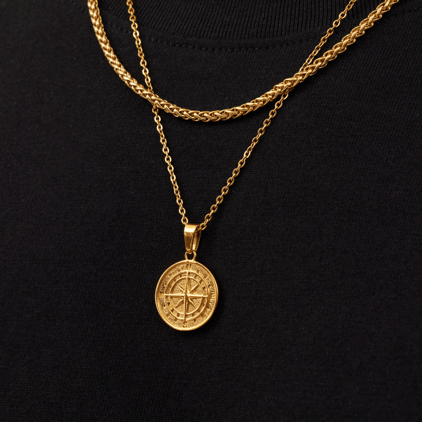Kompas Set (Goud)