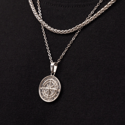 Compas Set (Zilver)