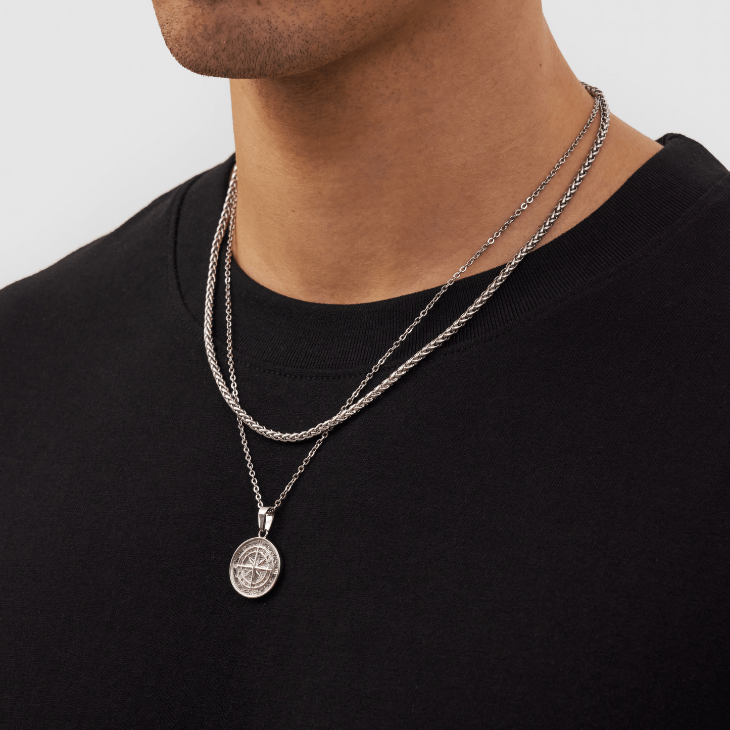 Compas Set (Zilver)
