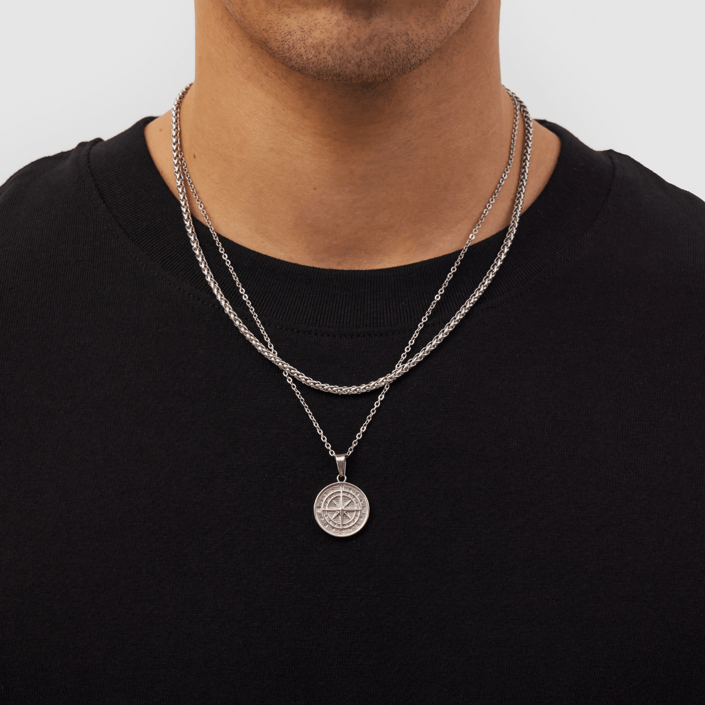 Compas Set (Zilver)