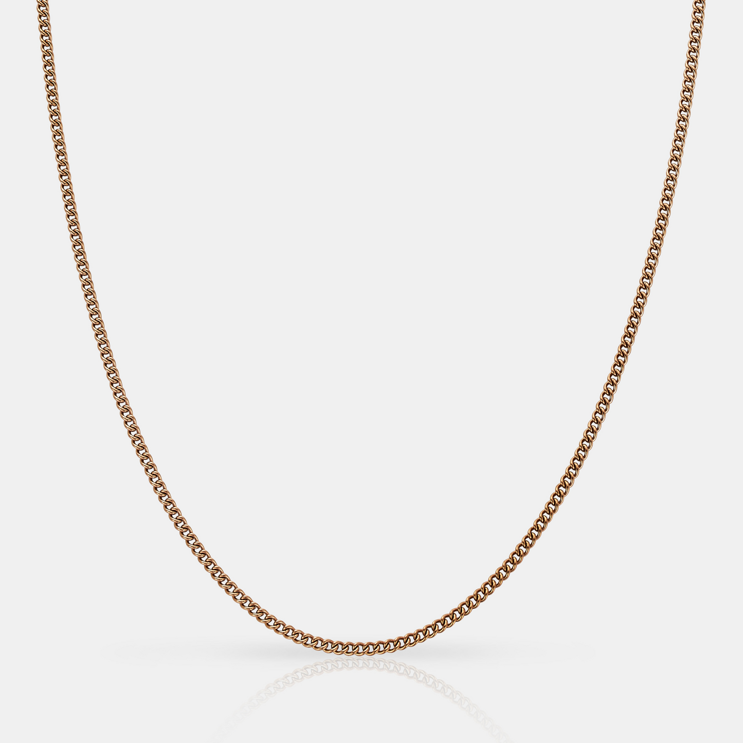 Connell Ketting (Roze Goud) 2mm