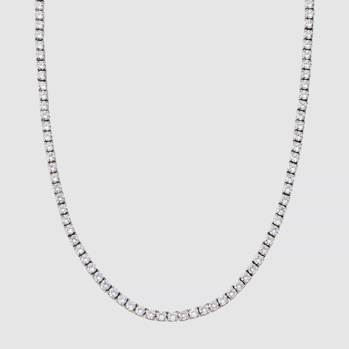 Tennis Ketting (Zilver) 5mm