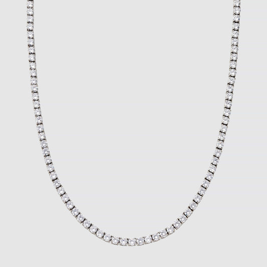Tennis Ketting (Zilver) 5mm