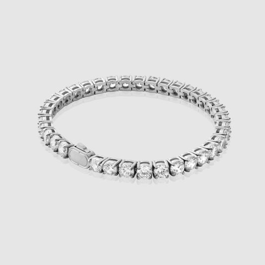 Tennisarmband (Zilver) 5mm