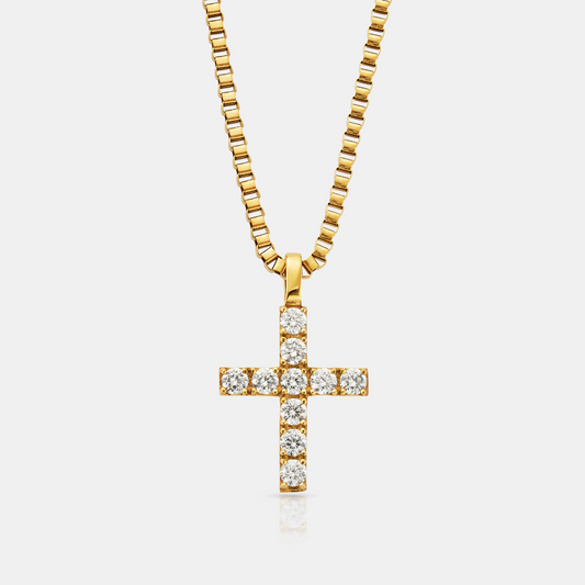 Iced Cross (Goud)
