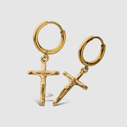 Kruis Earring (Goud)