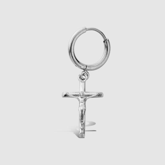 Kruis Earring (Zilver)