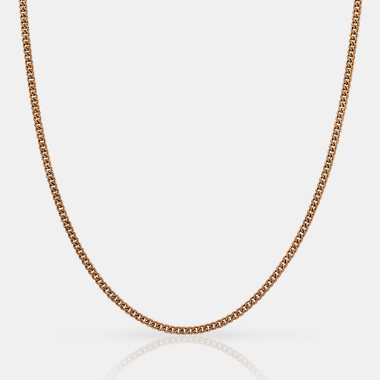 Cubaans (Roze Goud) 2mm