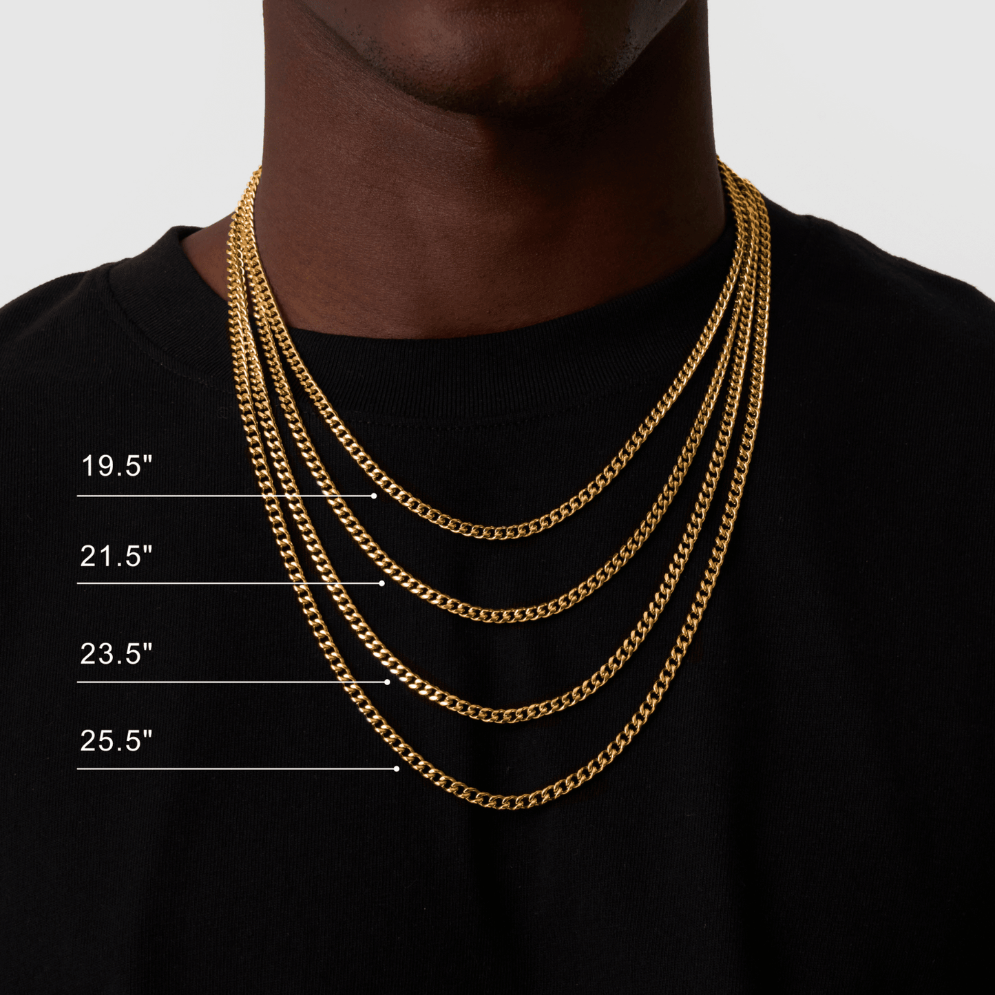 Cubaans (Goud) 4mm