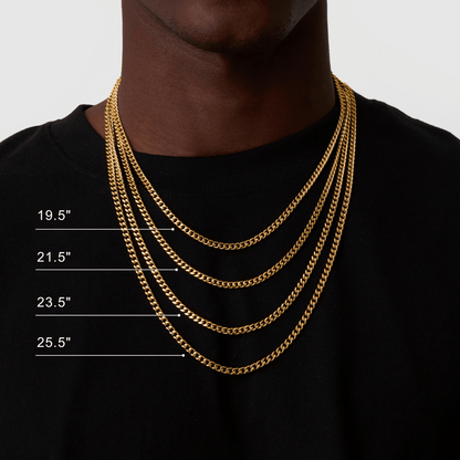 Cubaans (Goud) 4mm