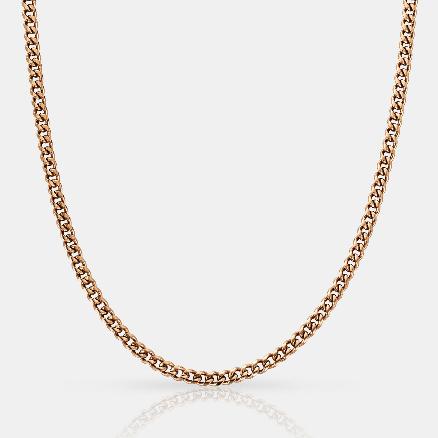 Cubaans (Roze Goud) 4mm