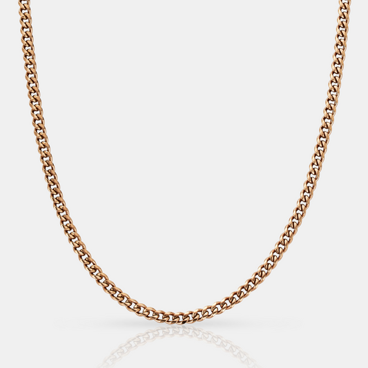 Cubaans (Roze Goud) 4mm