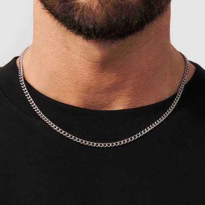 Cubaans 4mm Set (Zilver)