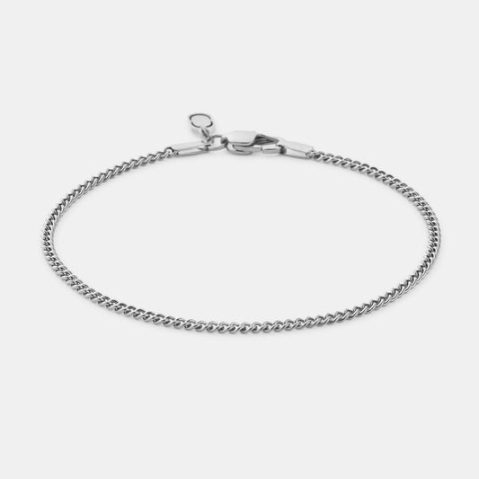 Cubaans Armband (Zilver) 2mm
