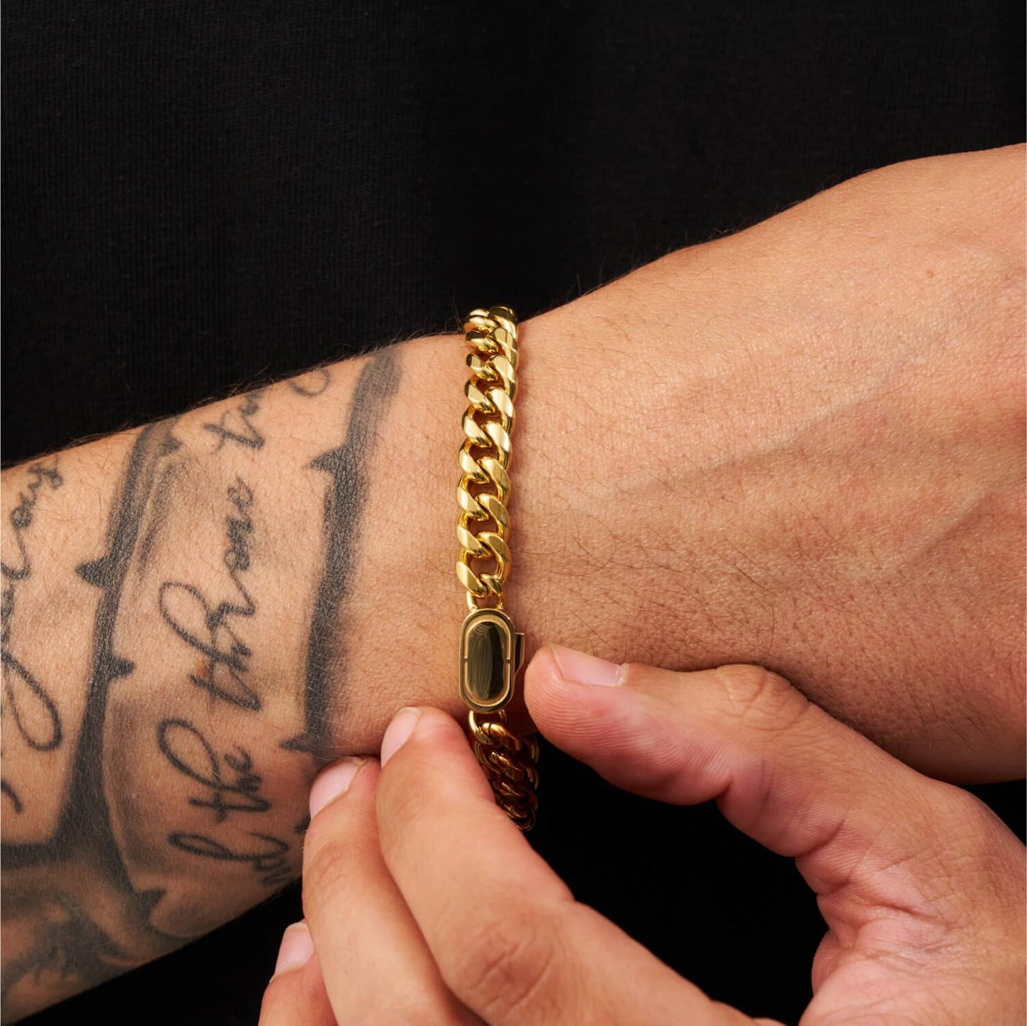 Cuban Armband (Goud) 8mm