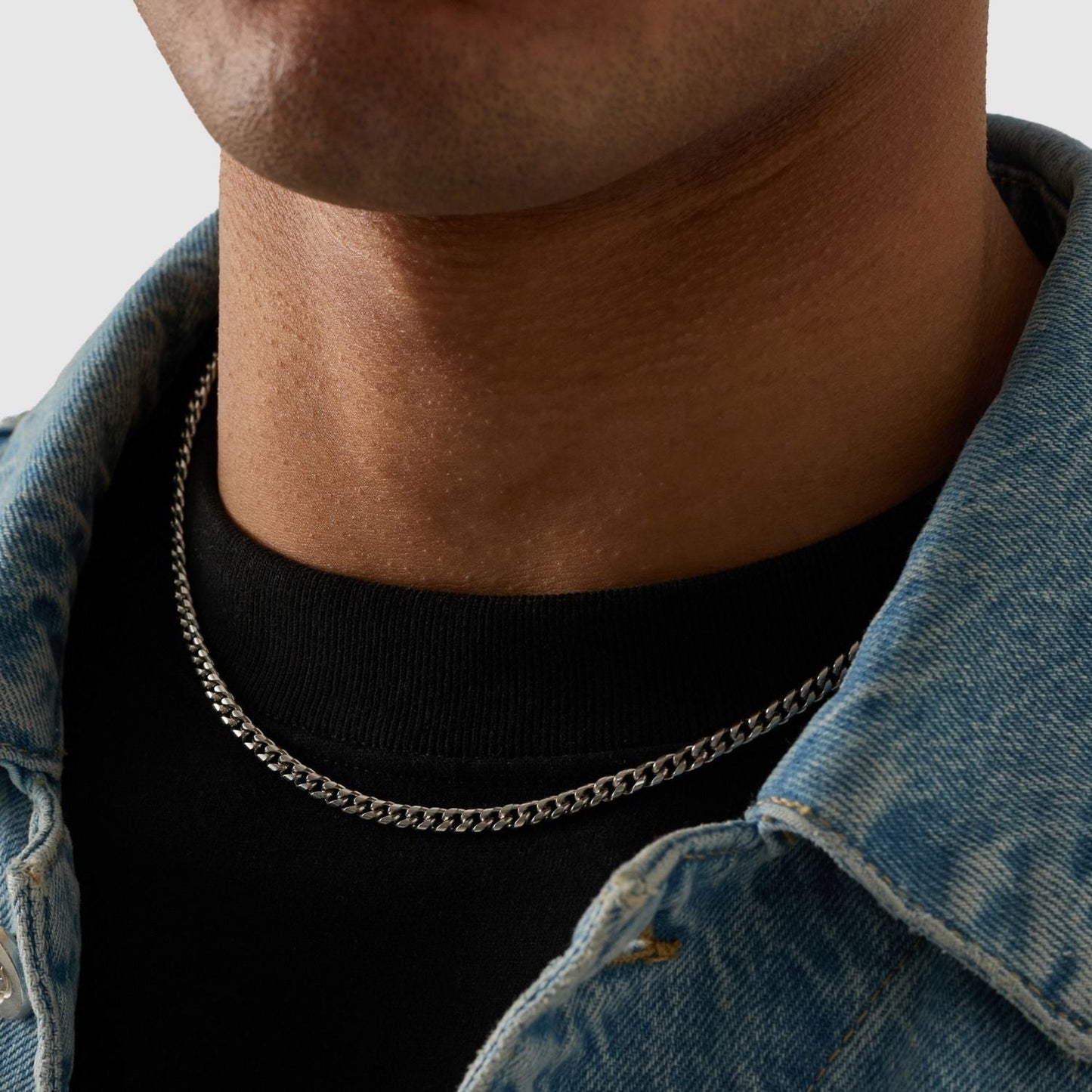 Cubaans 4mm Set (Zilver)
