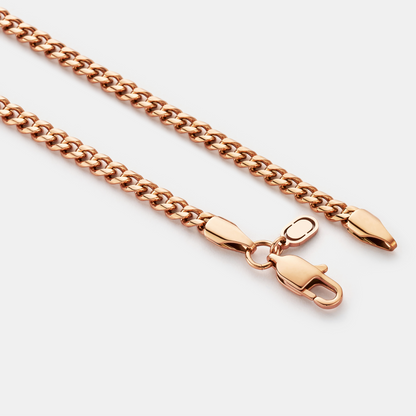 Cubaans (Roze Goud) 4mm
