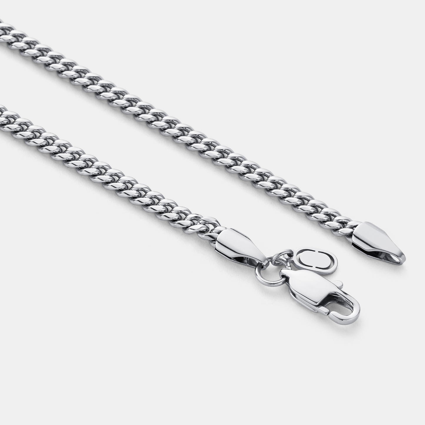 Cubaanse (Zilver) 4mm