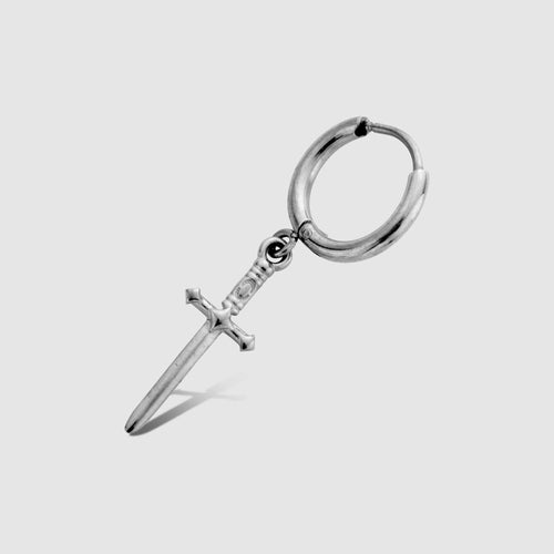 Dagger Oorbel (Zilver)