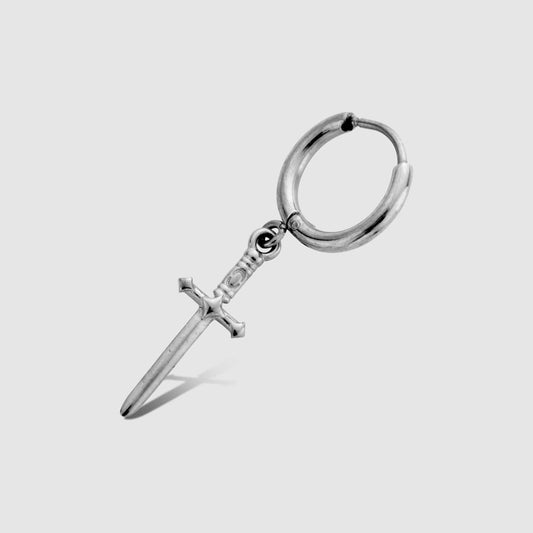 Dagger Oorbel (Zilver)