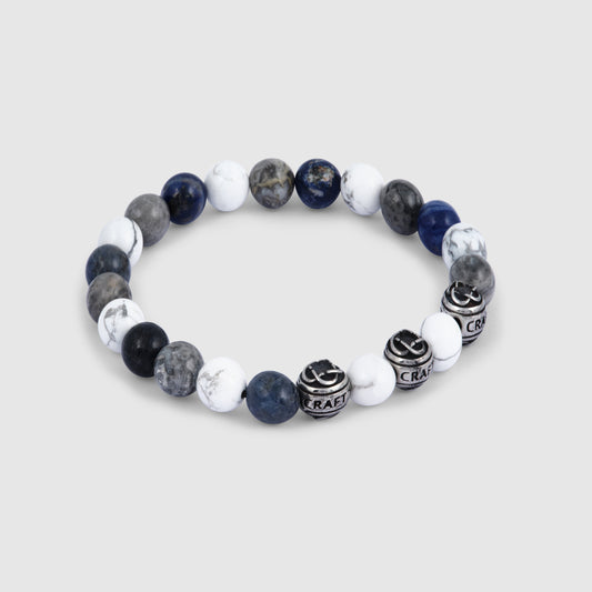 Elementen Kralenarmband (Zilver)
