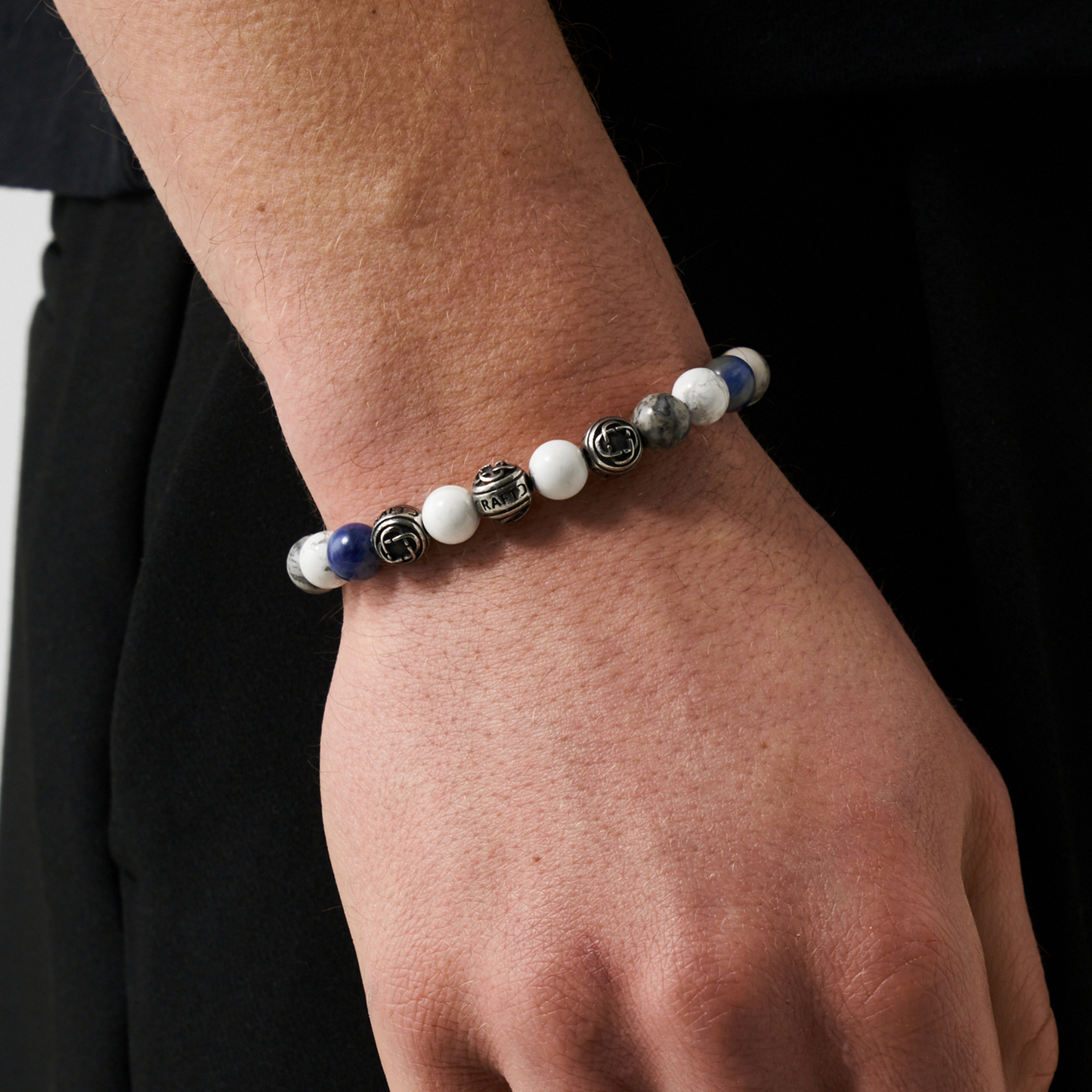 Elementen Kralenarmband (Zilver)