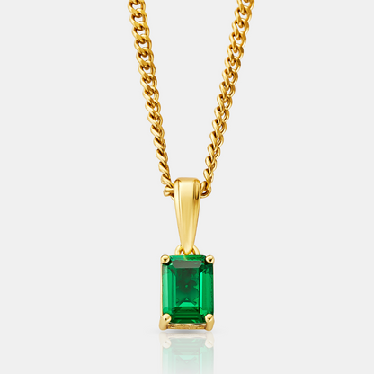 Smaragdstenen Hanger (Goud)