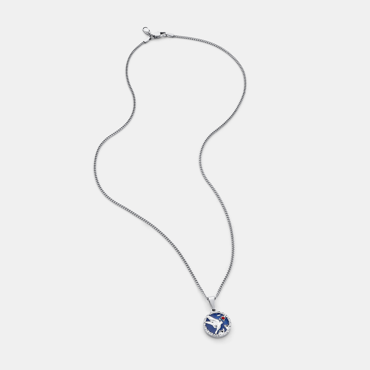 Emaille Zwaluw Hanger (Zilver)