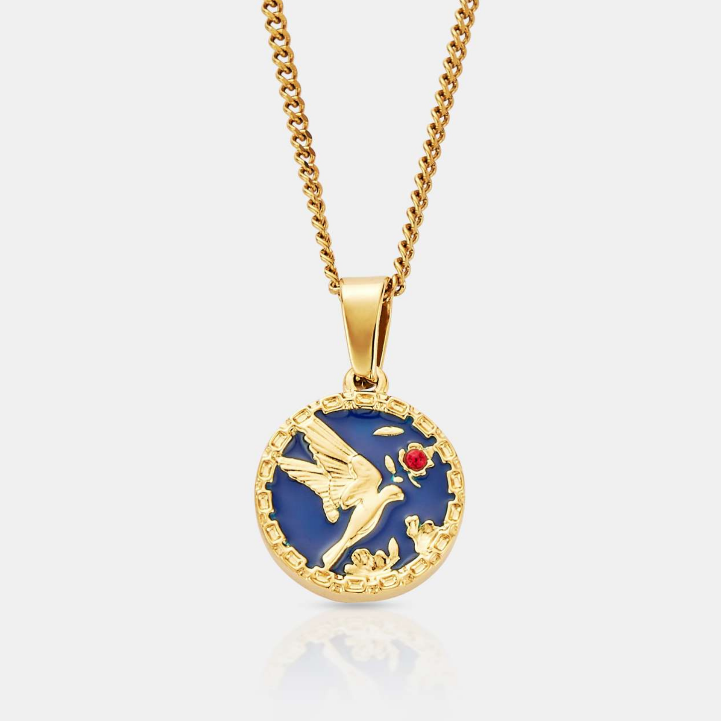 Emaille Zwaluw Hanger (Goud)