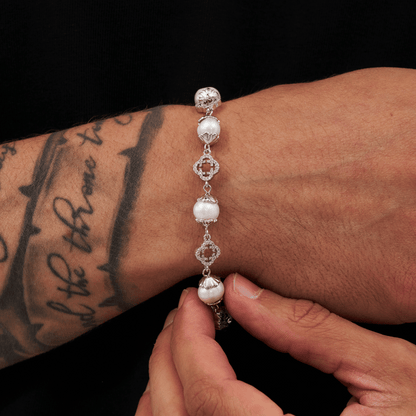 Filigraan Echte Parel Armband (Zilver)