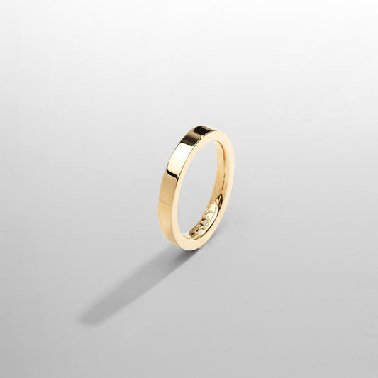 Platte Bandring (Goud) 3mm