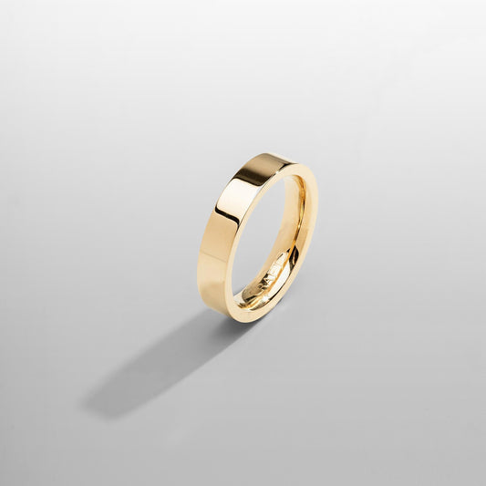 Platte Bandring (Goud) 5mm