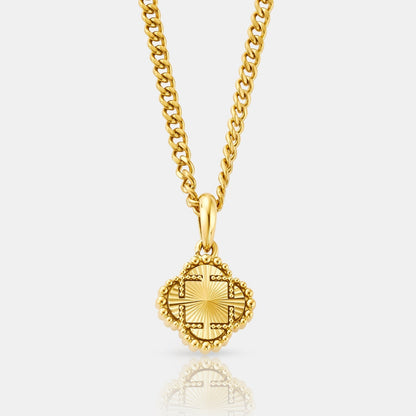 Klavertje Pendant (Goud)