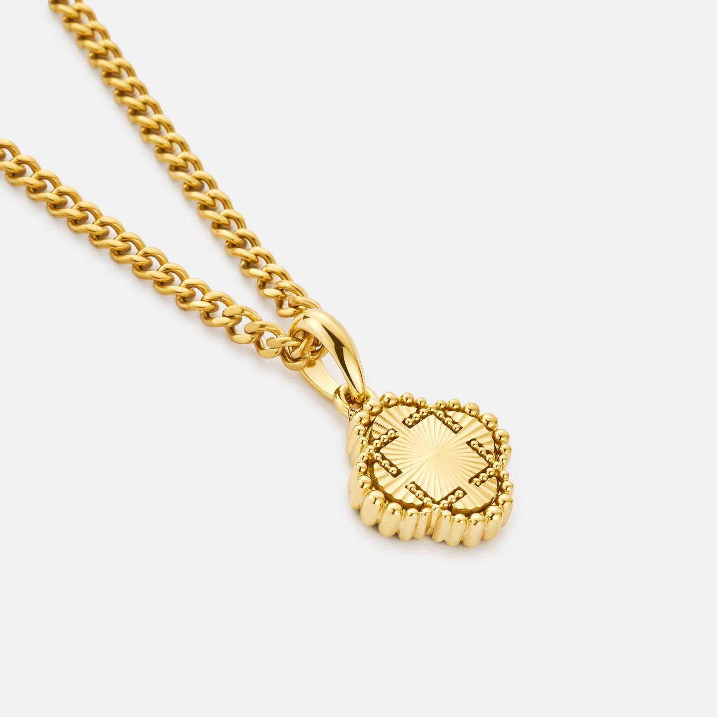 Klavertje Pendant (Goud)