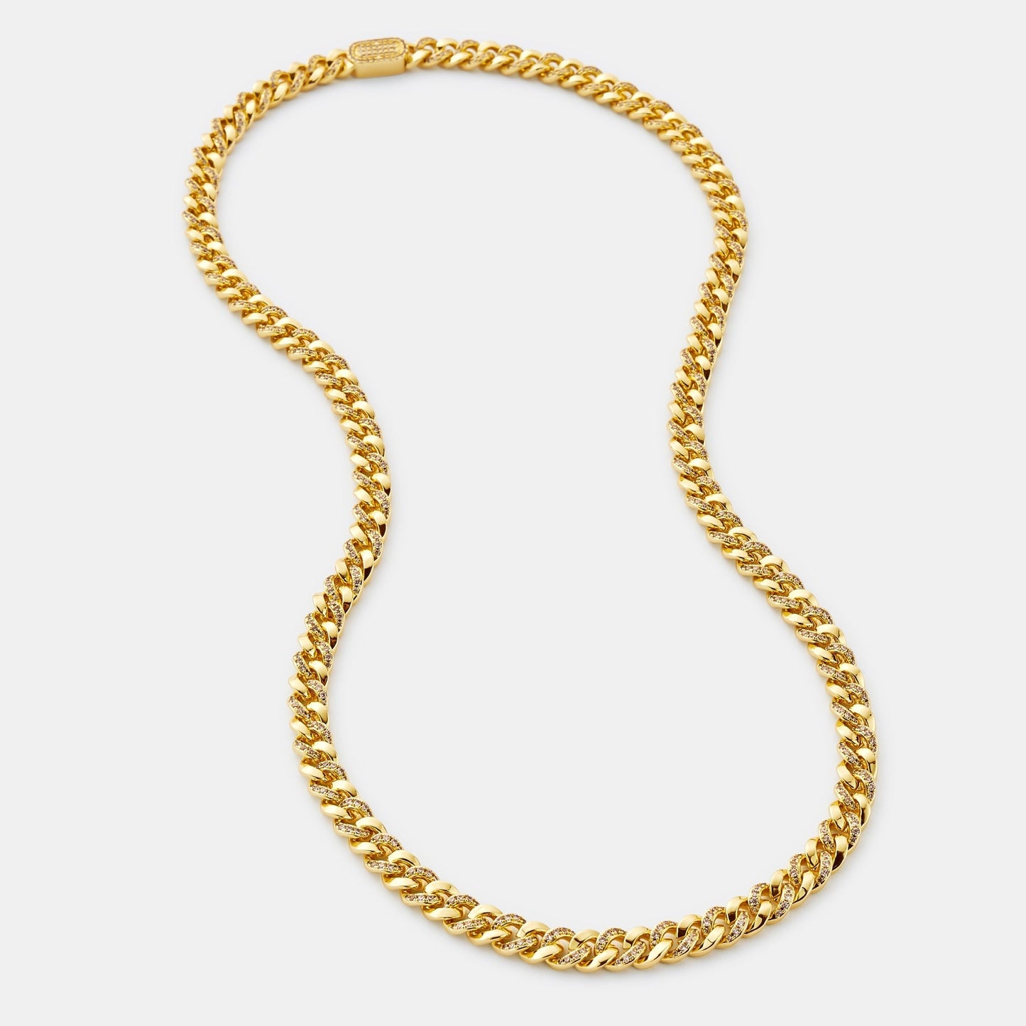 Half Iced Cuban (Goud) 6mm
