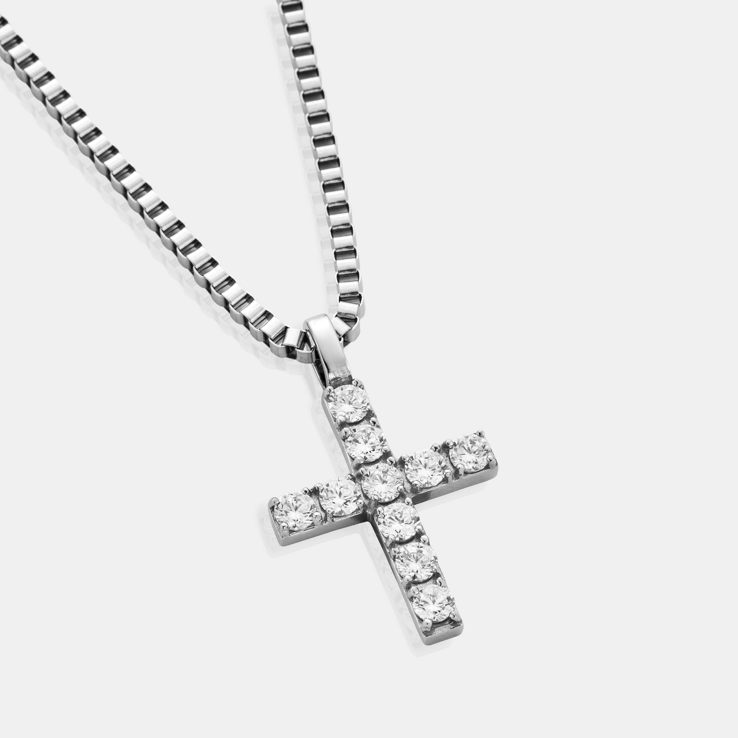 Iced Cross (Zilver)