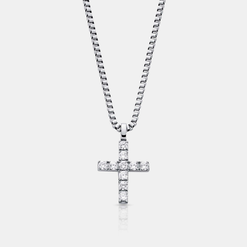 Iced Cross (Zilver)