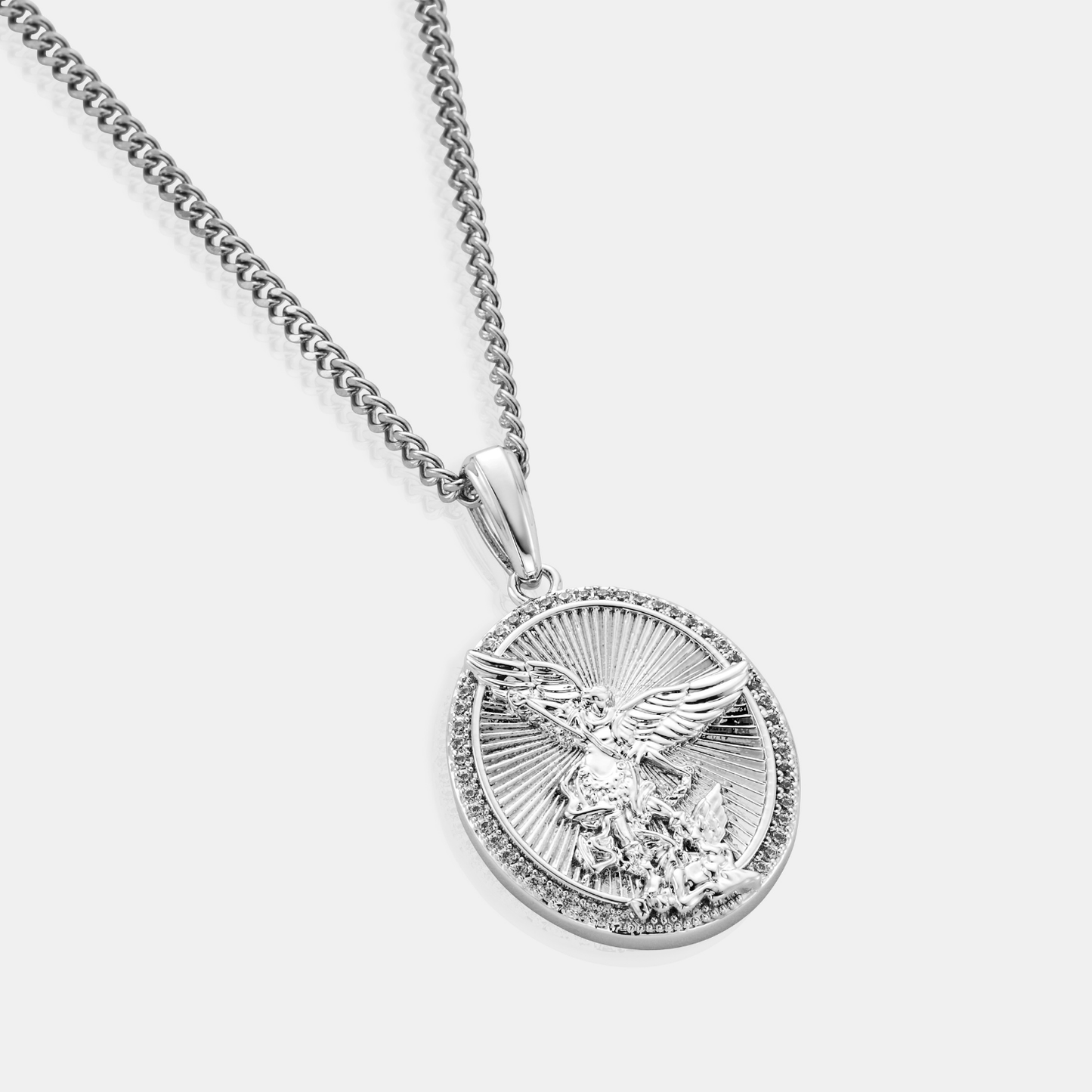 Iced St Michael (Zilver)