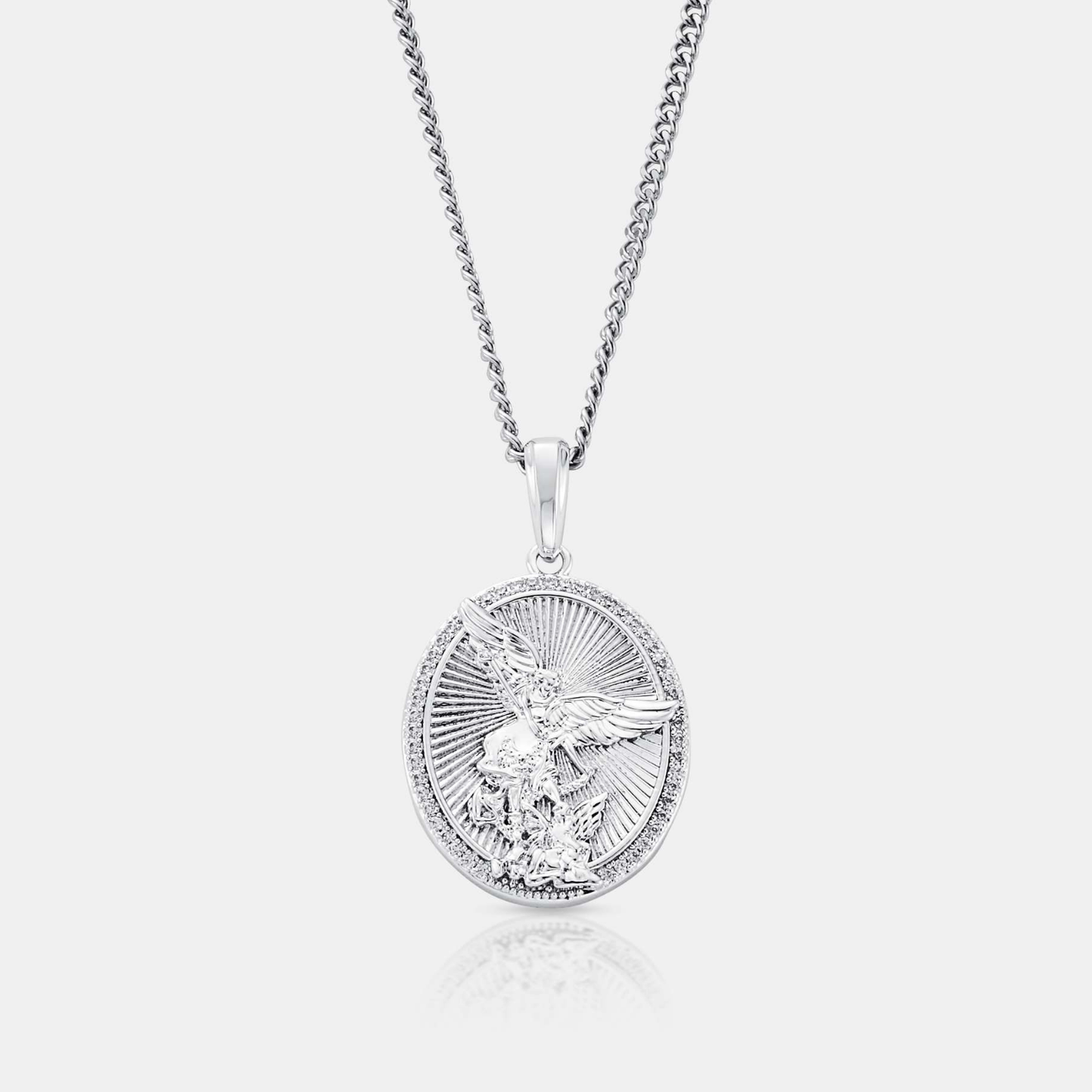 Iced St Michael (Zilver)